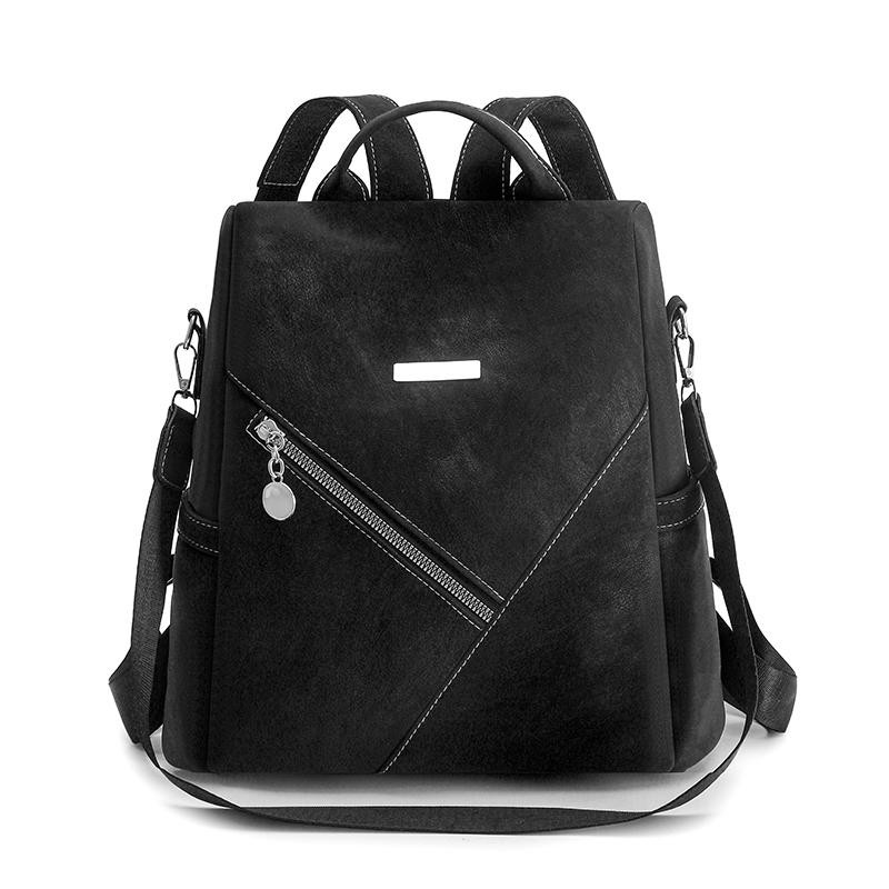 Women Anti-theft Backpack Luxury Leather Daily Travel Shoulder Bag Backpack for Teenager Girl School Rucksack Large Capacity Sac