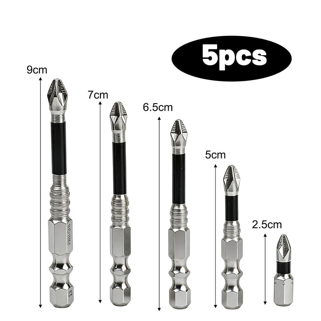 K5 S2 Steel Magnetic Batch Head Set Strong Magnetic Non-slip High Hardness for Electric Drill Electric Screwdriver Drill Tool