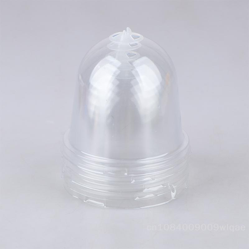 5Pcs Insulated Seed Starter Kit Clear Gallon Propagation Pot with Vented Lid -Humidity Dome for Seed Germination & Plant Cloning