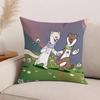 Mascot T-Tina And M-Milo Pillow Case Office Cushions Suitable For Sofa Car Bedroom Decorative Cushion Cover