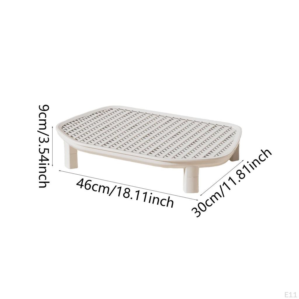 Katzenstreu-Auffangmatte Premium Professionell Leicht zu Reinigen Reduziert das Heraustragen Langlebigkeit