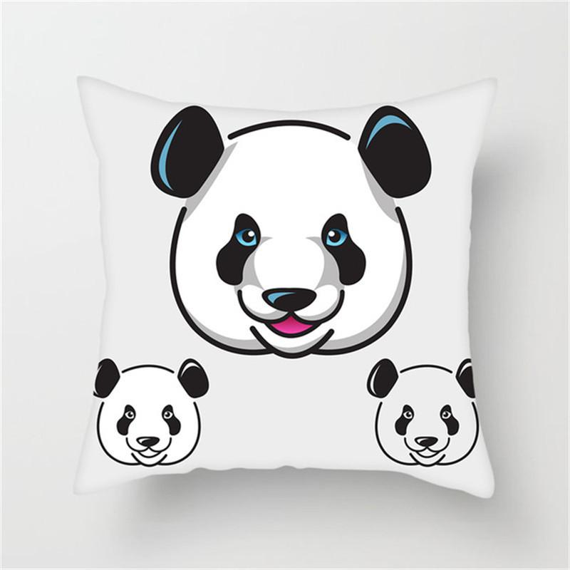 Home Decoration Pillowcase Sofa Bedroom Cute Panda Pillowcase National Treasure Panda Blanket Pillow Pillowcase Aesthetics