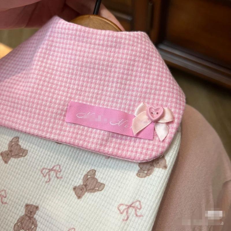 Pet dog vest cat loungewear cute princess style bow tie princess style small vest spring and autumn clothes