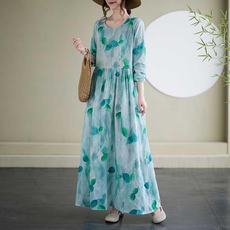 Actual 2025 Early Fall New Floral Dresses