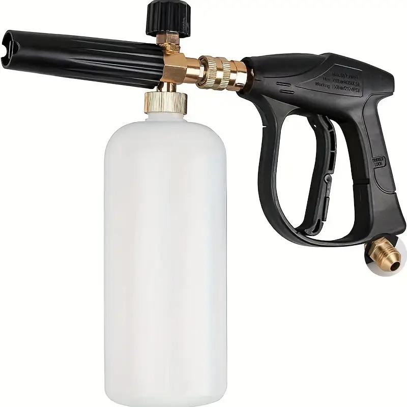 High Pressure Car Wash Foam Sprayer Machine with Quick Plug, Fan-shaped Head Set, and Snowflake Foam Pot