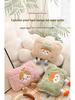 Cartoon Rechargeable Explosion-Proof Hot Water Bottle - Detachable Hand Warmer for Girls, Bed, and Abdomen.