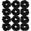 New Polka Dot Hair Ties Rope Women Large Size Heart Bowknot Printed Scrunchies Grey Black Hairband Ponytail Holder Headwear