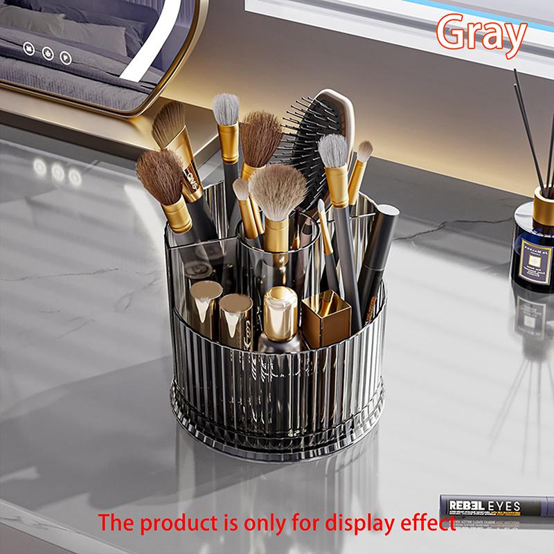 360° Rotating Makeup Brush Holder Cosmetic Brush Holder Large Capacity Lipstick Makeup Brush Pen Eyebrow Pen Jewelry Container 1