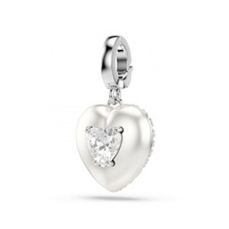 Swarovski Idyllia Charm Rhodium Heart