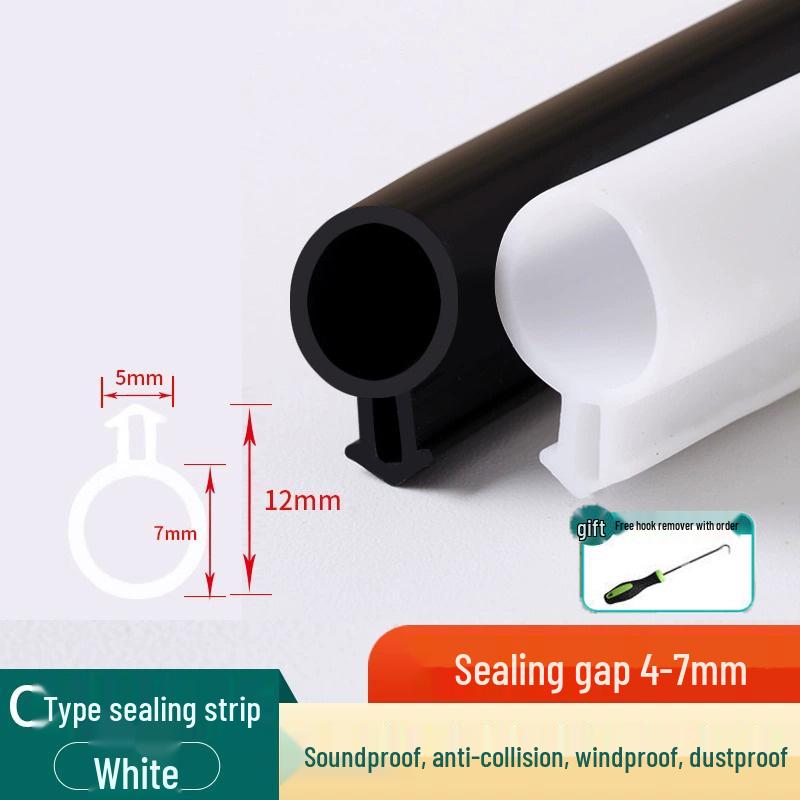 Těsnící lišta okna typu O z voděodolného a zvukotěsného UPVC pro dovnitř otevíraná okna
