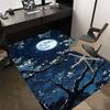 1PC Moon Night Carpet Ultra Soft, Thick & Absorbent, Non Slip Machine Washable Mat for Entryway