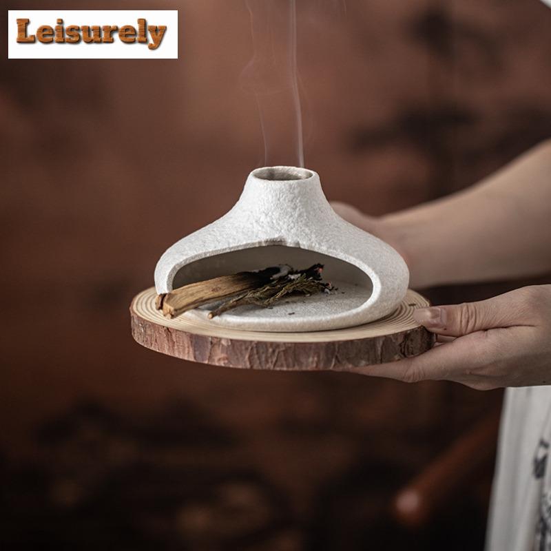 Small Chimney Fireplace Incense Holder Incense Smoke Waterfall Incense Burners Consecrate Censer Home Accessories Decoration