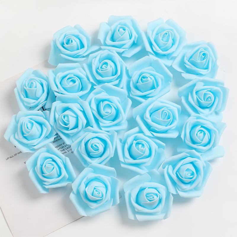 10/20/50Pcs 7cm Artificial Bionic Flowers PE Foam Simulation Roses Fake Flower Decorations for Home Wedding Party Presents
