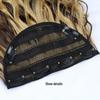 Seamless U-Shaped Water Wave Clip-In Hair Extensions, 6 Clips, 45cm, for Women, Volume Boost, Synthetic Fiber