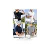 [KEFITEVD] Men's Short-Sleeve Quick-Drying Polyester Polo Shirt, Summer Military Shirt, Workwear, Plus Sizes, Lightweight, Tennis Shirt, Exercise,