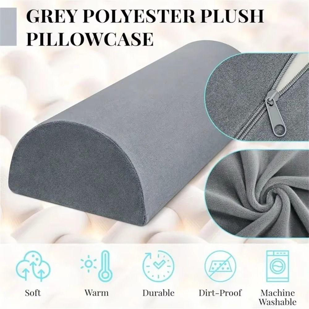 Removable Cover Leg Pillow Ergonomic Semi-Roll Knee Pillow Comfort Knee Support Pillow  Home Use