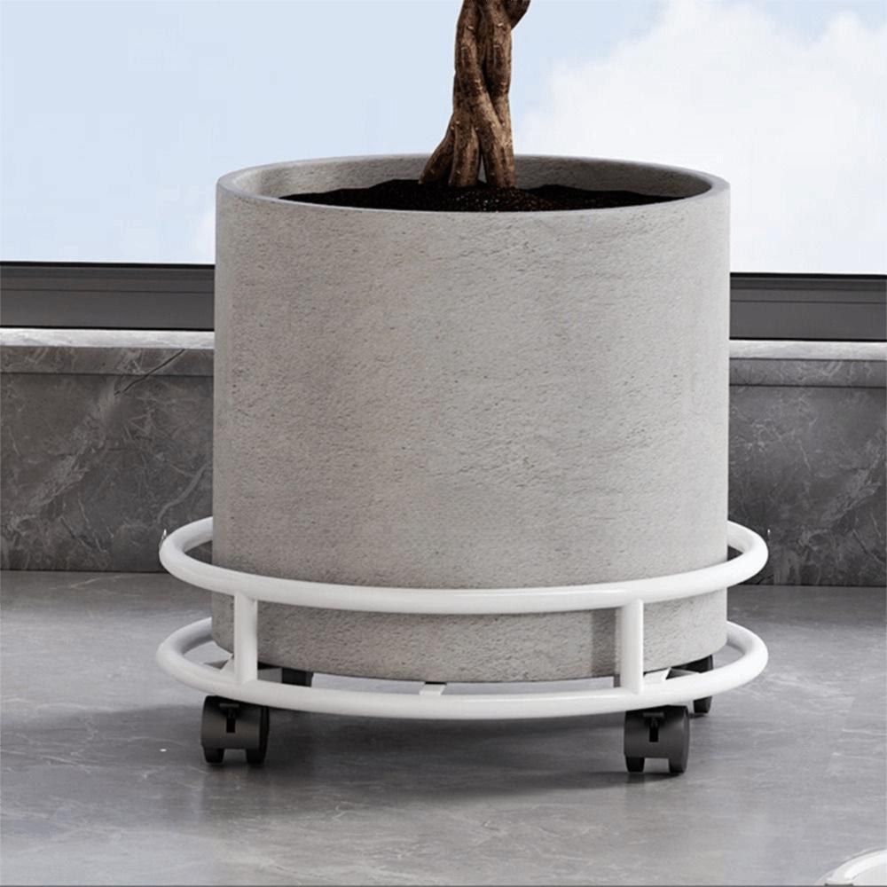 with Wheels Rolling Plant Pot Stand Sturdy Construction Flower Pot Holder  Home Decor