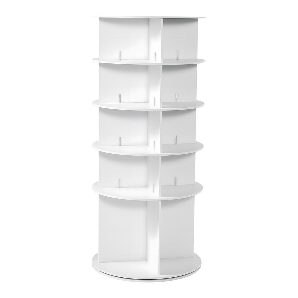 VEVOR 5 Tiers Rotating Shoe Rack Tower, 360 degrees Spinning Shoe Rack, Revolving Storage Round Carousel Display