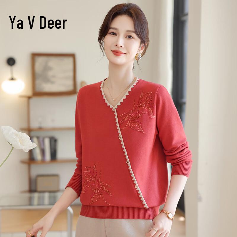 

Yalu Women s Age-Reducing Plus Size Knit Pullover 2XL