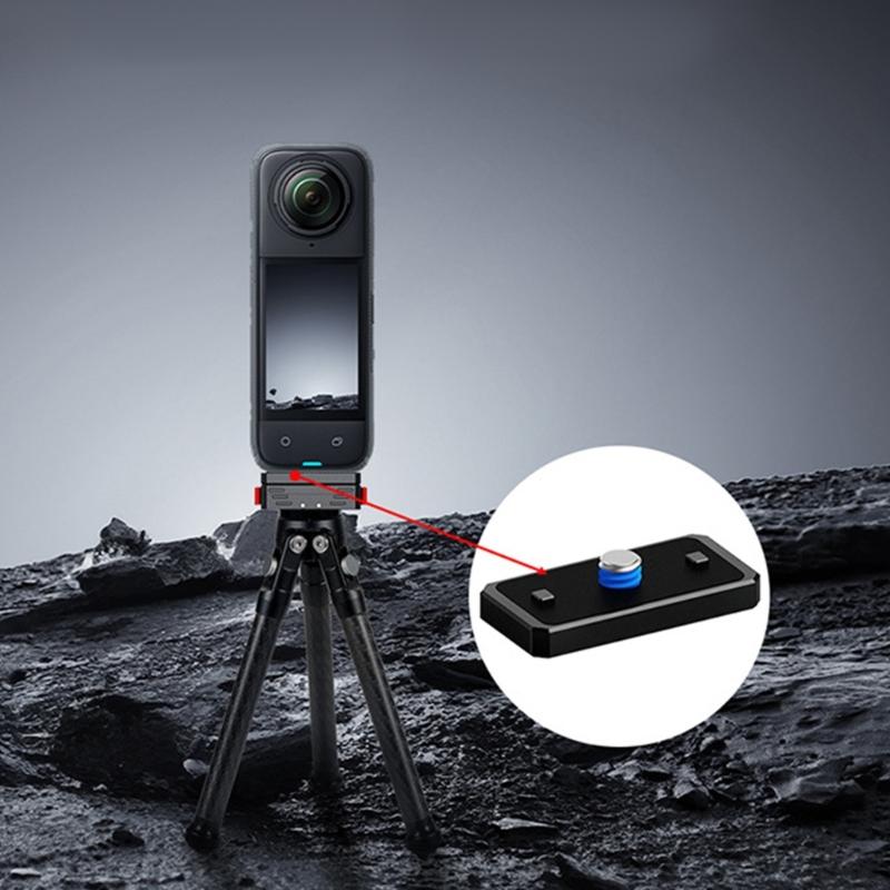 Quick Release Magnetic Adapters Base Mount for Action Cameras 1/4 Screw Tripods Mount With Aluminum Alloy