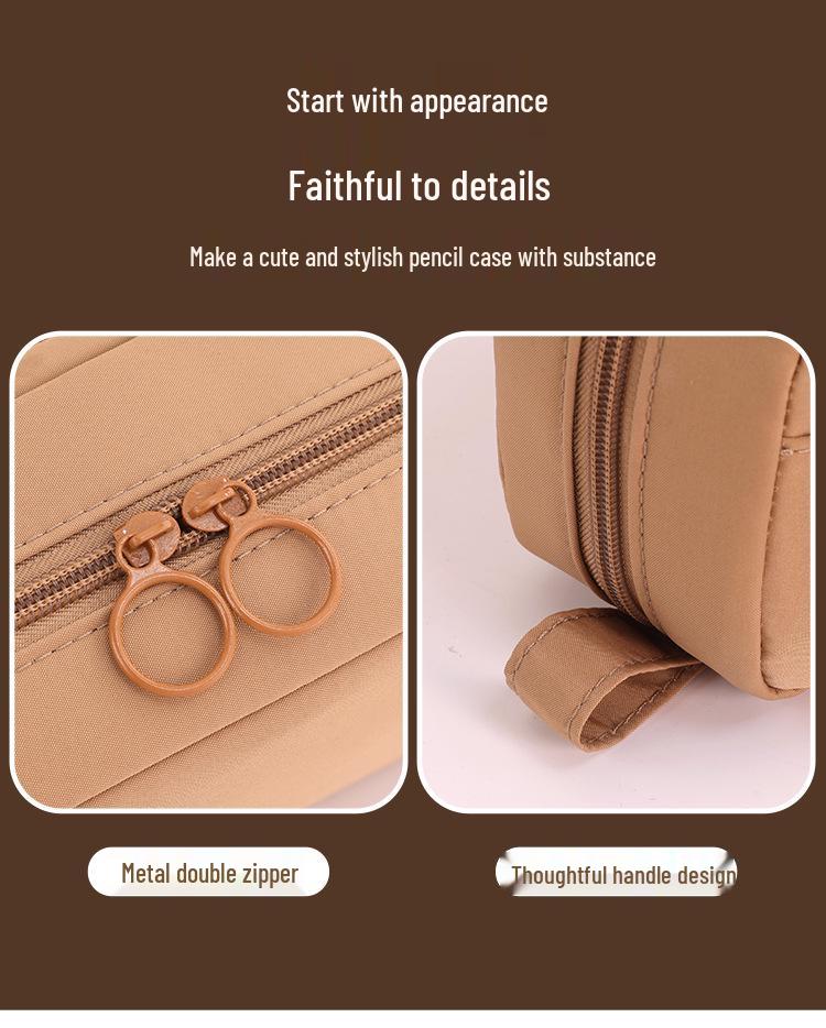 Astuccio Grande Capacità con Chiusura Flip-top a Tema Vulcano per Ragazzi e Ragazze - Ideale per Studenti delle Scuole Primarie e Secondarie