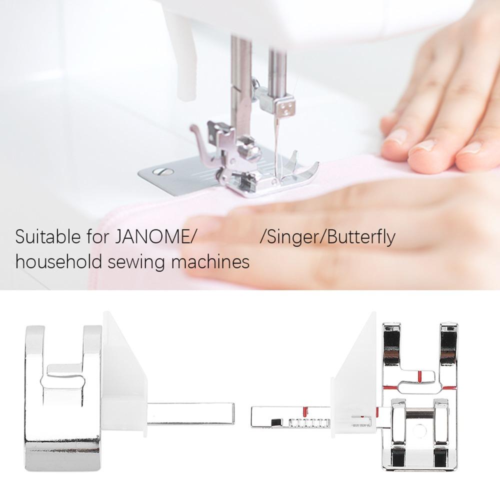2pcs Adjustable Guide Adjustable Guide Presser Foot Snap On Professional Sewing Machine Presser Foot Low Shank Precision