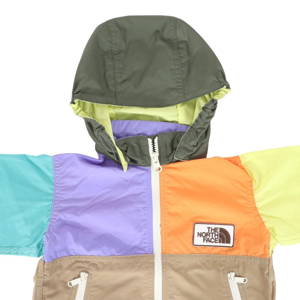 The North Face Baby Grand Compact UV Size 590 Jacket, Unisex, Water-Repellent, Protection, Lightweight, Multicolor,