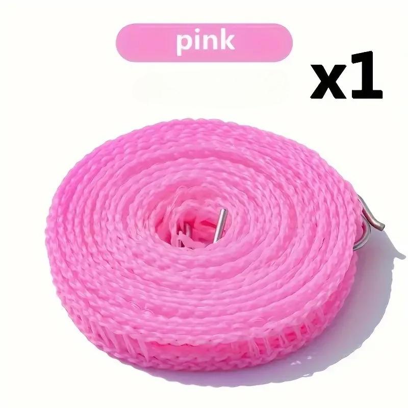 3-10m Outdoor Clothesline Nylon Anti-slip Household Clothesline Travel Portable Windproof Clothesline