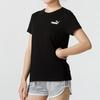 Puma Solid Color Casual Comfortable Breathable Fitness Training Sports Fashion Trend Round Neck Short Sleeve T-Shirt Women Tops Black 630561-01