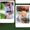 1PC Zakmicroscoop Kinderen Wetenschap Speelgoed Kit 60-120x Educatieve Mini Handheld Microscoop met LED Licht Buiten Kinderen Stem Speelgoed