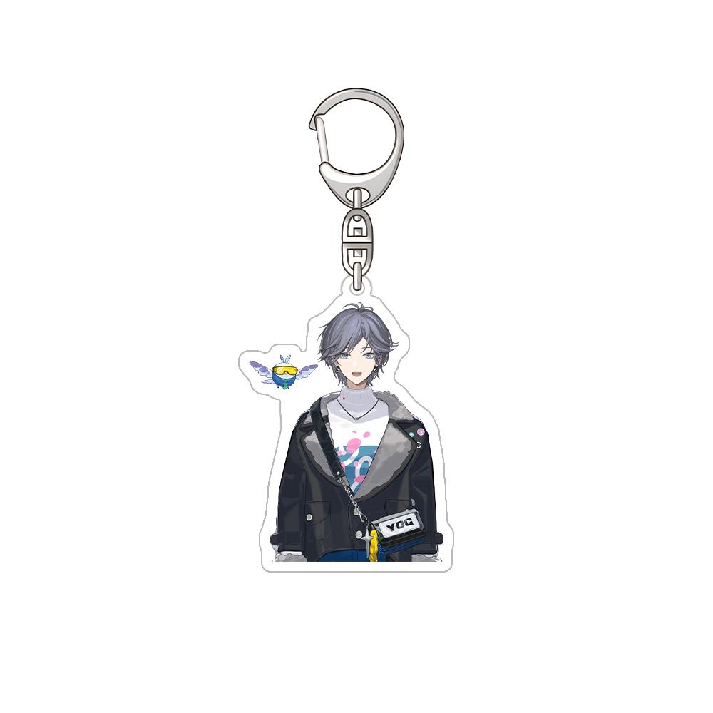 Nijisanji Aza Michiya Kouichi Inochi Urushiha Hunger Mikoto Miki Kioi Kima Tabbiito HD Acrylic Keychain Bag pendant anime goods