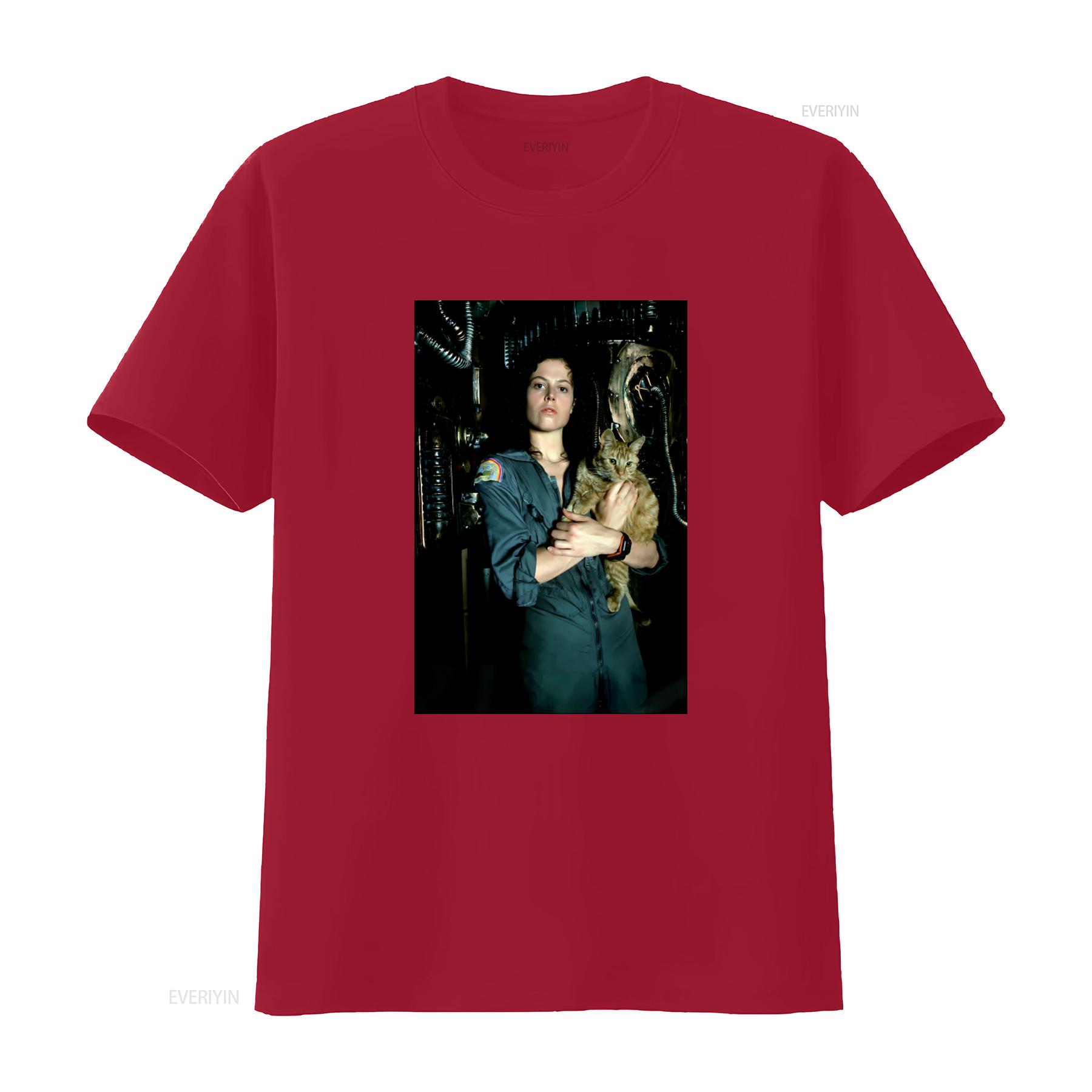 Alien Ellen Ripley Photo T Shirt Sci Fi Movie Inspired  vintage Washed designer clothes fashion Stretched homme graphic S