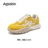 Augustine yellow German training shoes women's 2025 new autumn retro ballet style platform Forrest Gump sports and leisure shoes