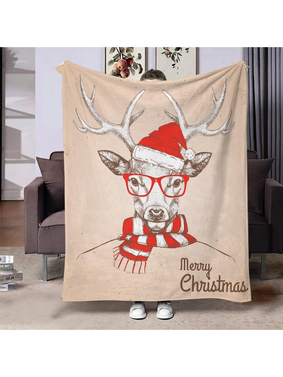 

Різдвяний креативний плед Фланелевий плед з принтом Суперм який Затишний Плед для сну на дивані Домашній плед Ідеальний домашній подарунок для неї 30x40in