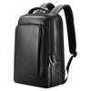 Men's Full-Grain Leather Business Laptop Backpack