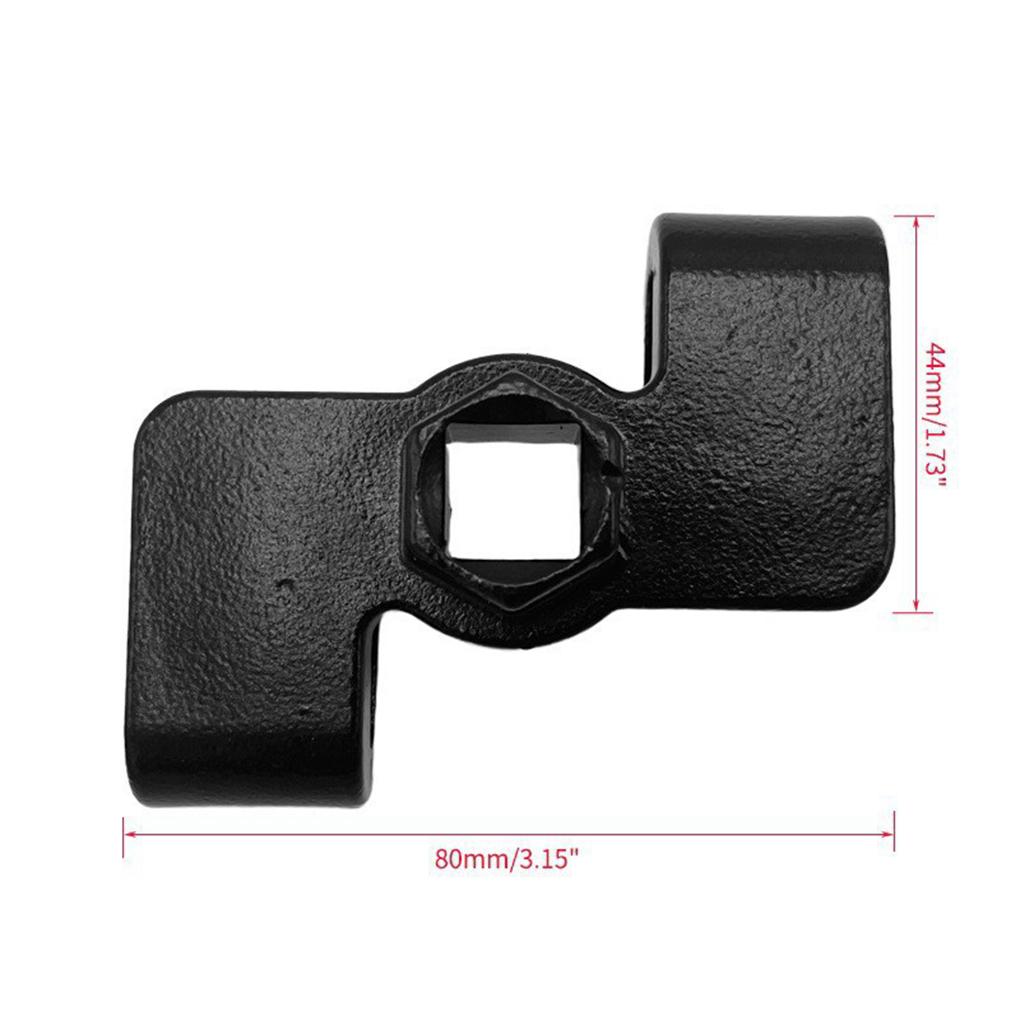 2pcs Metal Universal Tor-que Wrench Extender Adaptor Wrench Adapter Wrench Adapter Extender