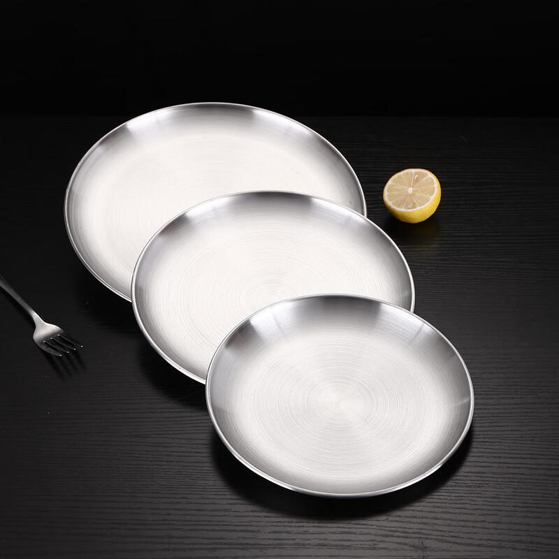 Lu Feng Lai 304 Stainless Steel Multi-Purpose Round Shallow Plates