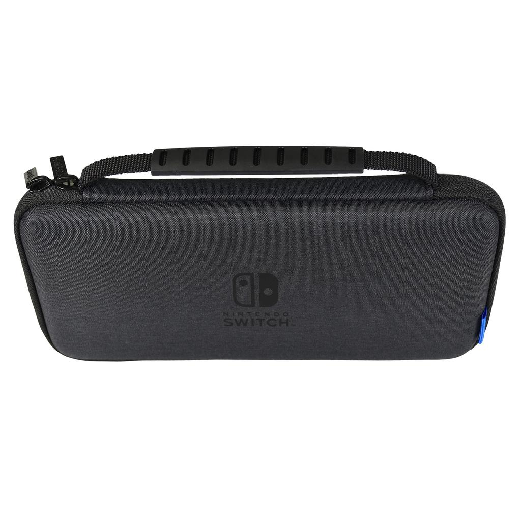 Licensed Slim Hard Pouch Plus for Nintendo Black with Nintendo Switch OLED [Nintendo Product] Switch, [Compatible Model]