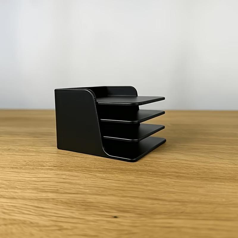 Desktop Stackable Sticky Note Holder Organizer Fits 76×76Mm Square Note Multi-Purpose Office Home Desk Drawer Storage Organizer