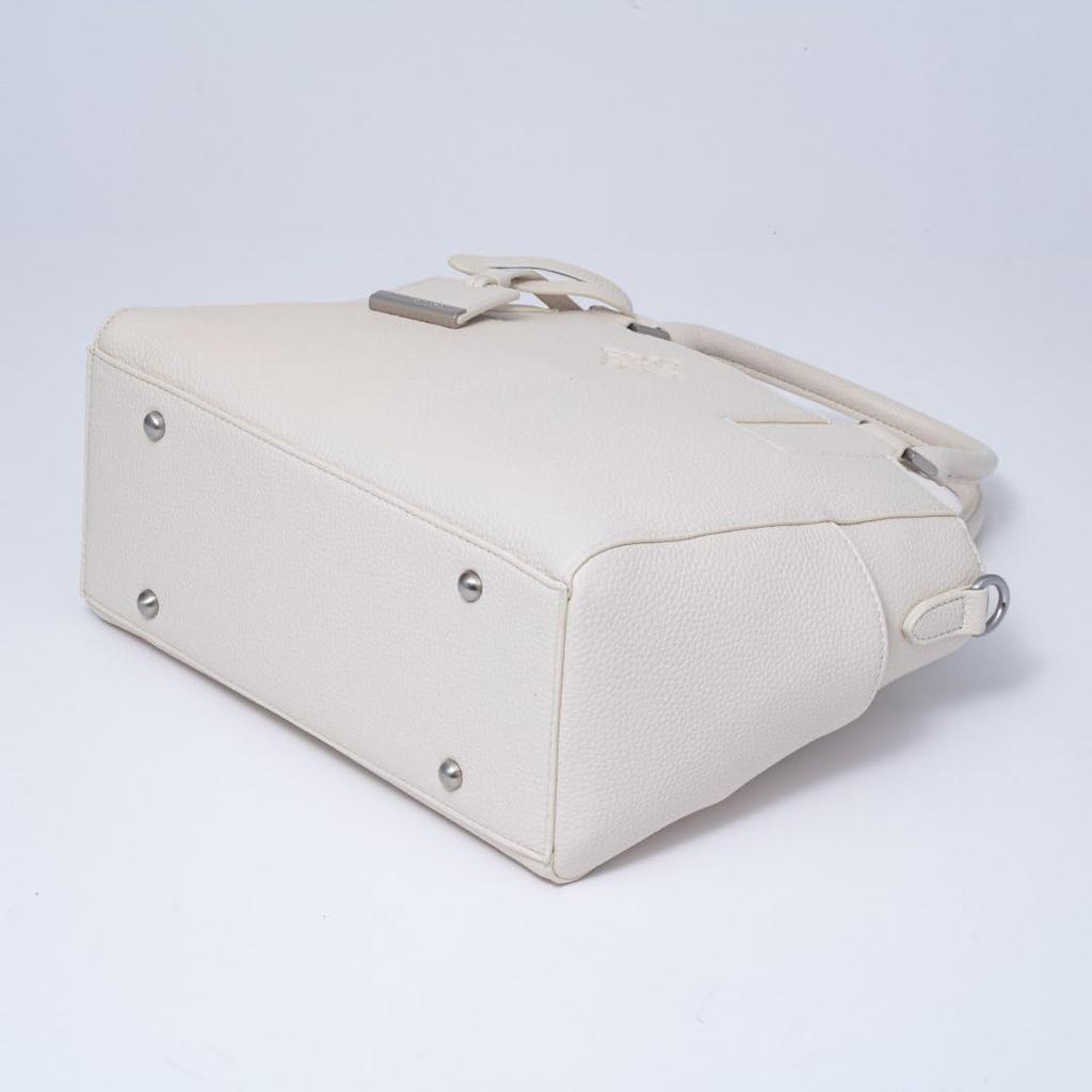 Patrick Cox Handbag Daily Day PXLHECH2, Basic, Commuter-Friendly Bag, White, Women's