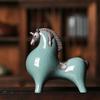 Modern Animal Sculpture Cute Miniatures Figurine Crafts Horse Statue  New Year