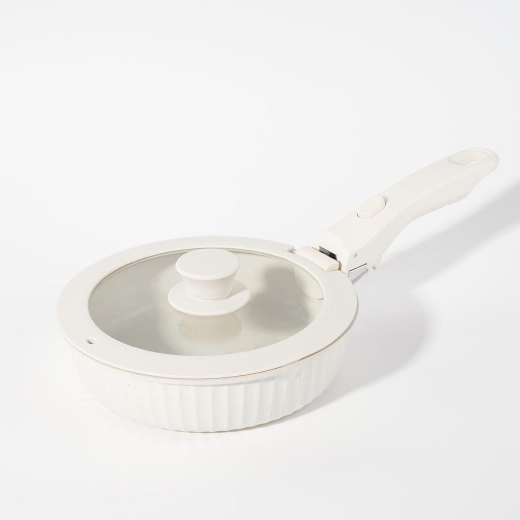 16-Piece Non-Stick Cookware Set with Detachable Handles