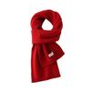 Premium Australian Merino Wool Scarf - Unisex Winter Warmth, Solid Colors