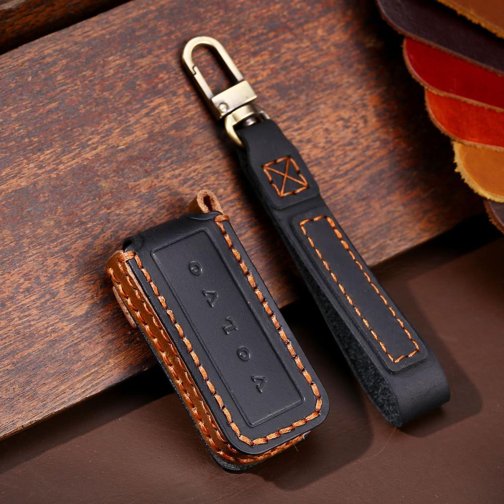 Car Key Case for Volvo Key Cover XC60 XC90S90 Handmade Key Cover