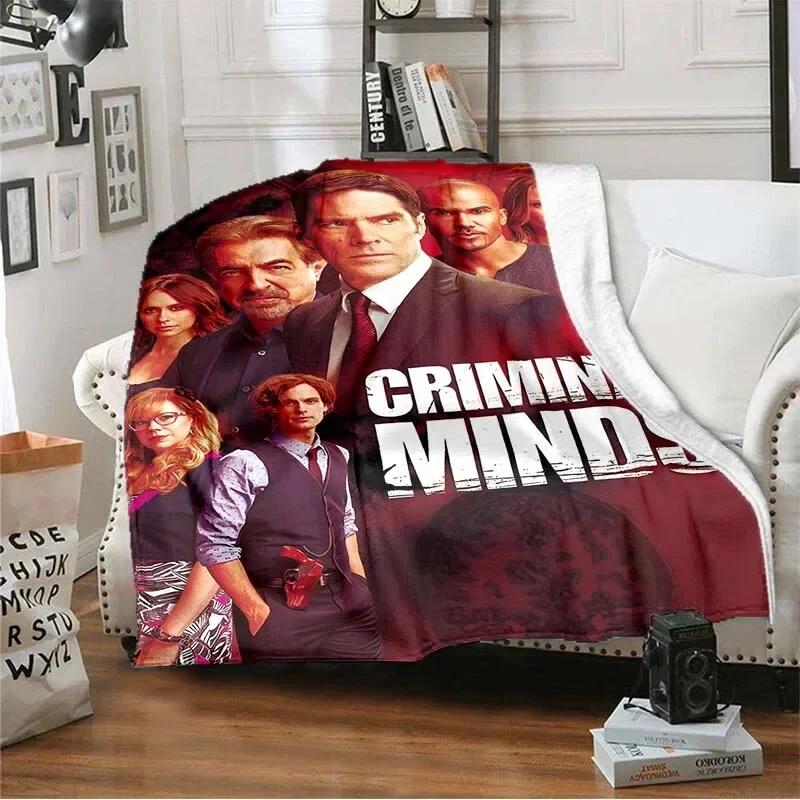 New Sofa Bed Blanket Soft Warm Criminal Minds 3D Print Blanket Cover Fleece Throw Blanket Adult Children's Blanket
