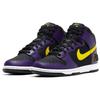 Nike Dunk High Premium EMB Lakers Men Sneakers Purple Black Opti-Yellow DH0642-001