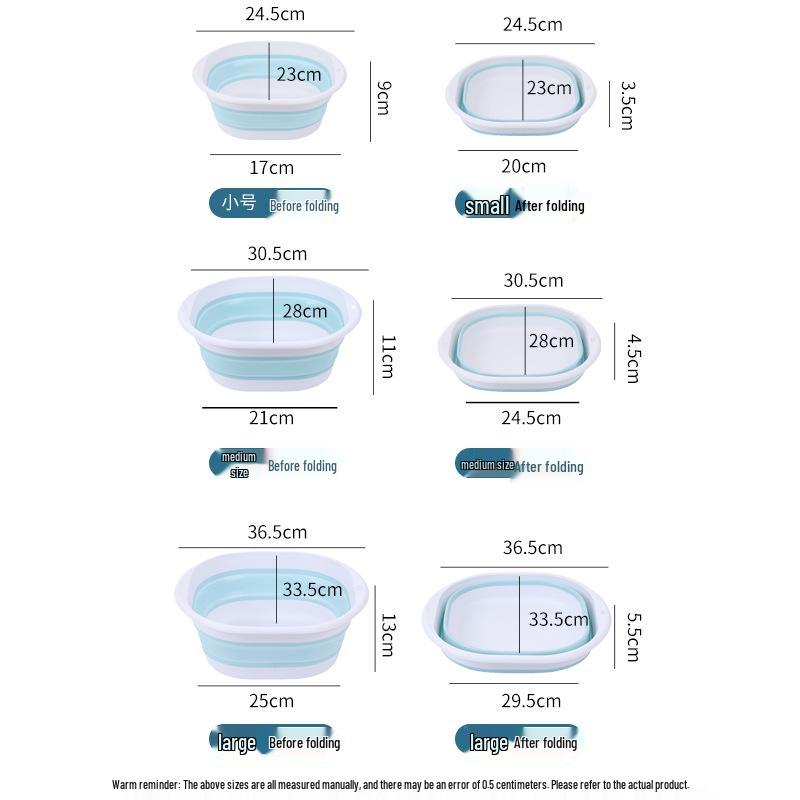 Компактная переносная складная раковина для кухни или ванной комнаты Small