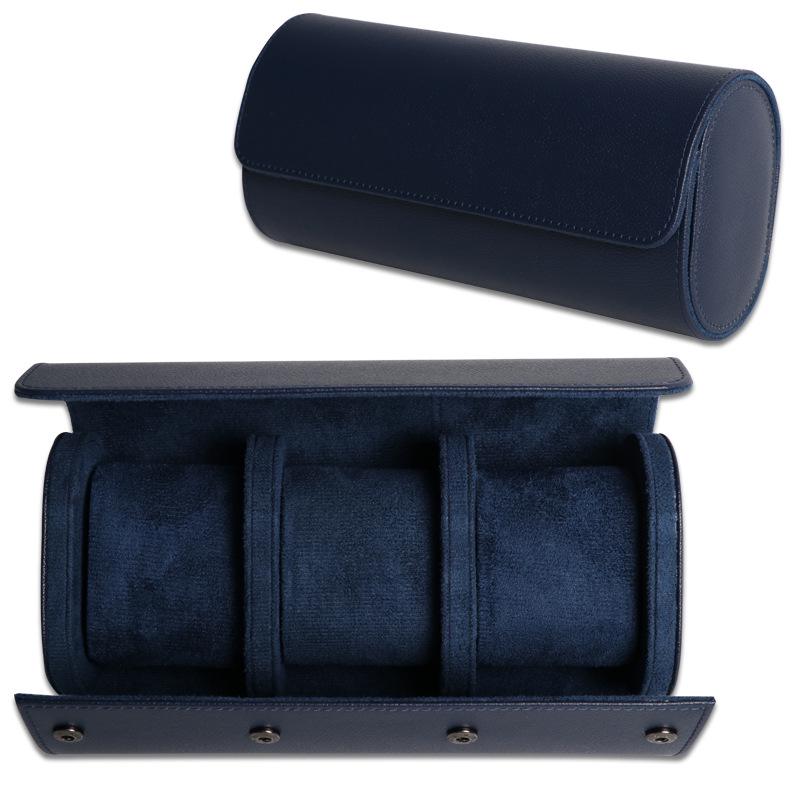 Waterproof PU Leather Watch Storage Box with 1-3 Slots - Stain-Resistant Gift Packaging