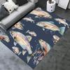 Rainbow Trout Chair Mat: Office Carpet for Home Decor, Sofa Rug, Large Floor Mat, Gift for Office and Living Room