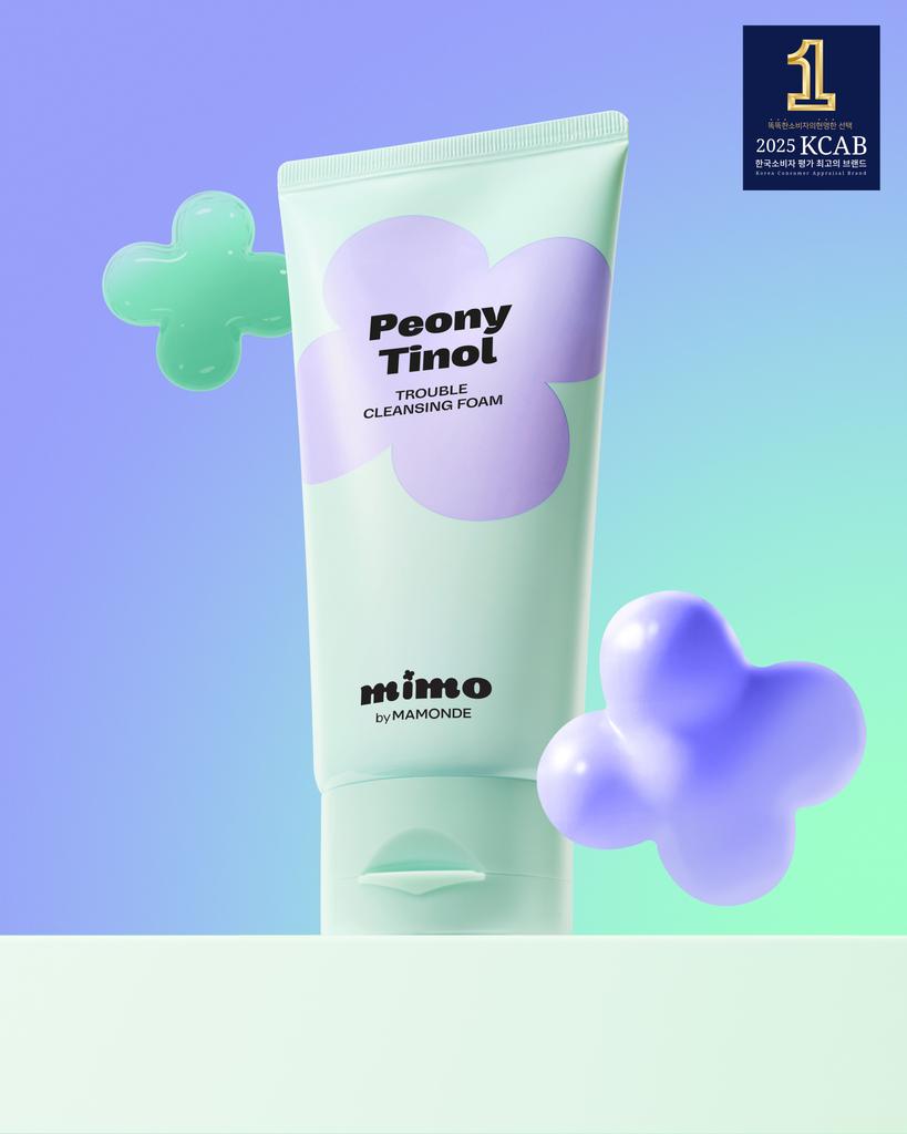 Mamonde Peony-Tinol Mildly Alkaline Trouble Cleansing Foam 120ml